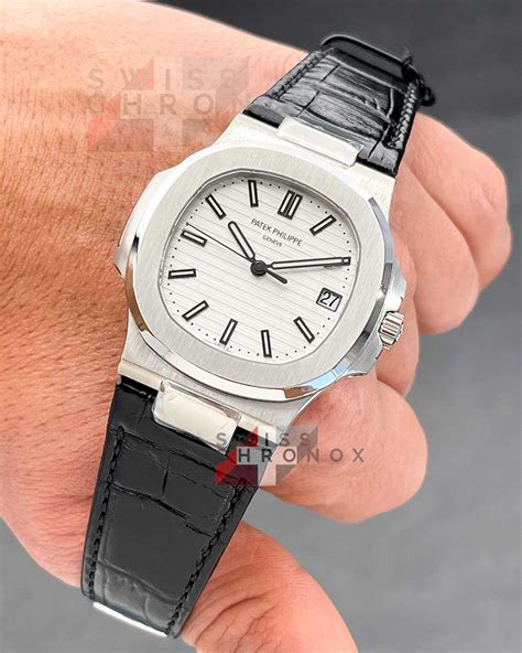 patek philippe nautilus leather strap replica|patek philippe strap replacement.